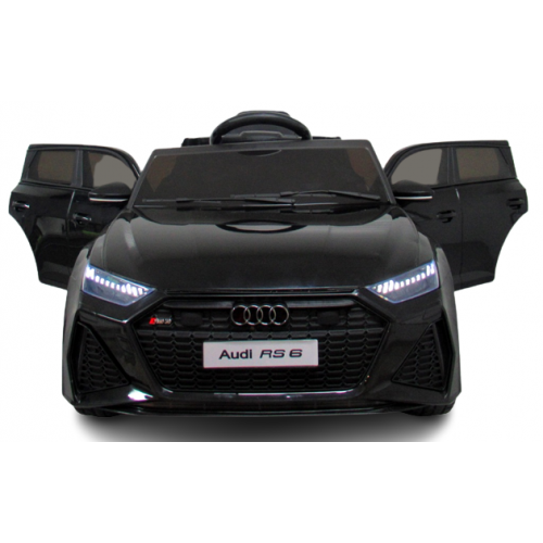 Masinuta electrica cu telecomanda Audi RS6 R-Sport - Negru