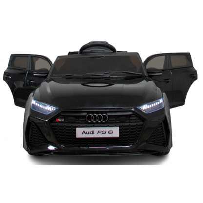 Masinuta electrica cu telecomanda Audi RS6 R-Sport - Negru