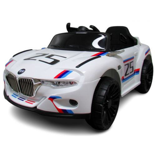 Masinuta electrica cu telecomanda, copii 1-4 ani, Cabrio Z5 TK1188 - R-Sport - Alb