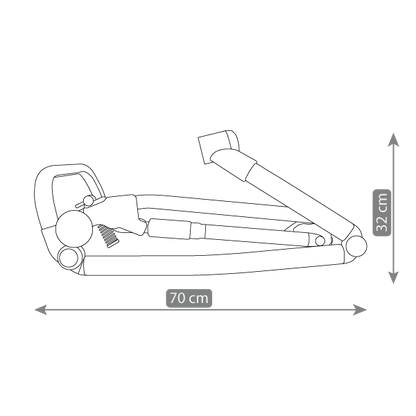 Carucior 3 in 1 Camarelo OLLIO 03