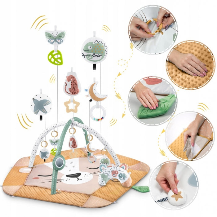 Salteluta de joaca pentru copii Nukido Lew 730101 - Crem