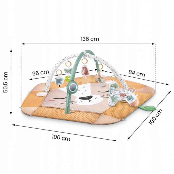 Salteluta de joaca pentru copii Nukido Lew 730101 - Crem