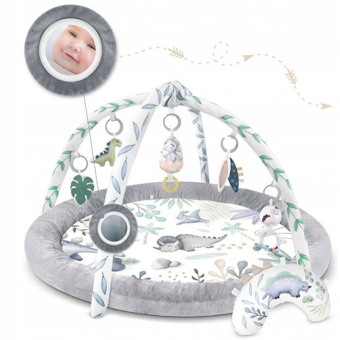 Salteluta de joaca pentru copii Nukido Dino 730200 - Gri