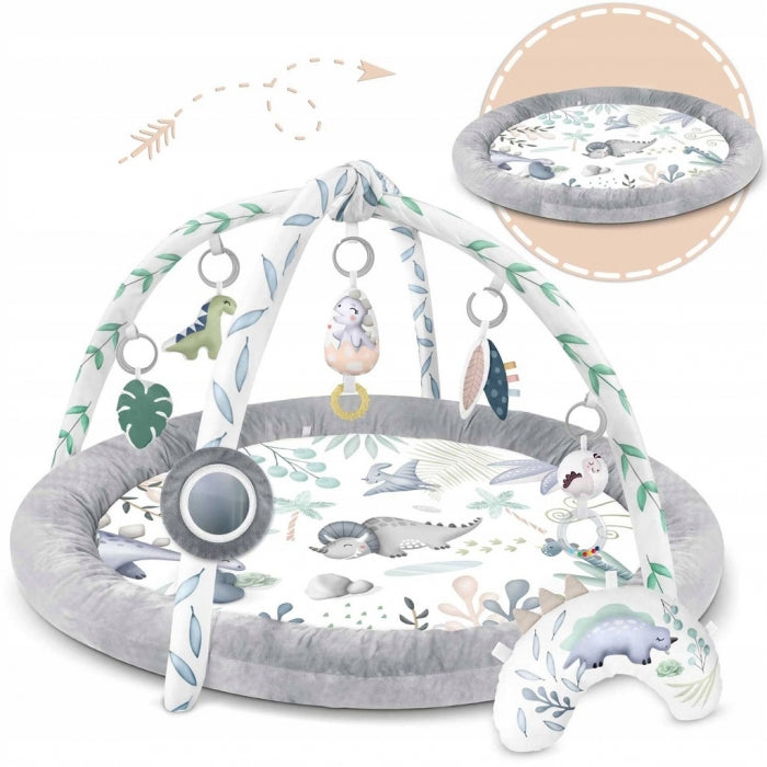 Salteluta de joaca pentru copii Nukido Dino 730200 - Gri