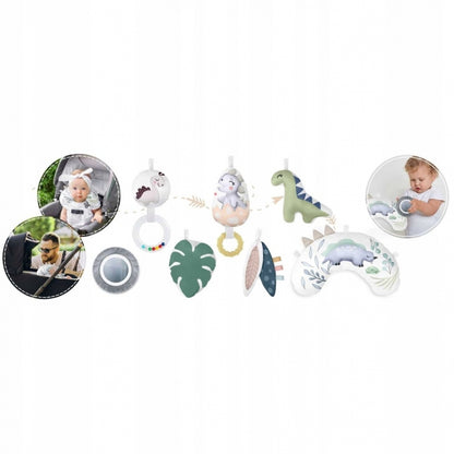 Salteluta de joaca pentru copii Nukido Dino 730200 - Gri