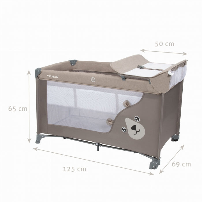 Patut pliabil 3 in 1 Kidwell BLISSY - Beige