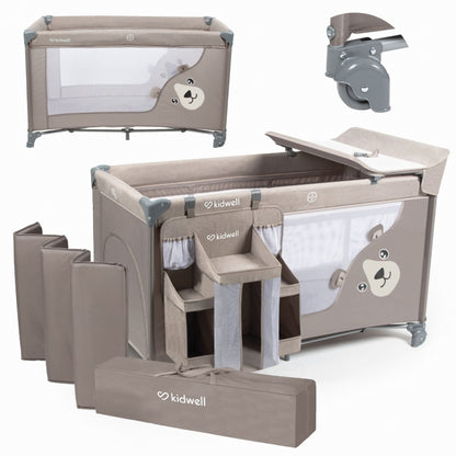 Patut pliabil 3 in 1 Kidwell BLISSY - Beige