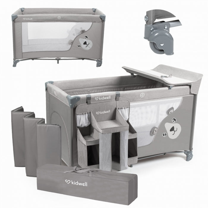 Patut pliabil 3 in 1 Kidwell BLISSY - Gray