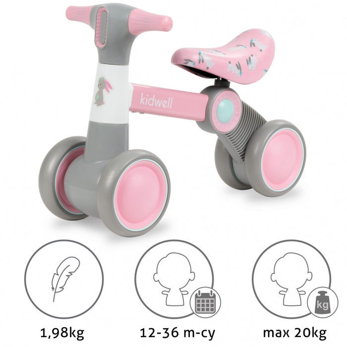 Bicicleta fara pedale Kidwell PETITO Bunny