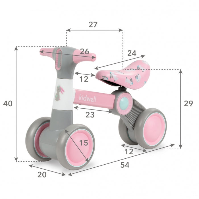 Bicicleta fara pedale Kidwell PETITO Bunny