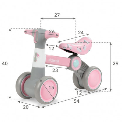 Bicicleta fara pedale Kidwell PETITO Bunny