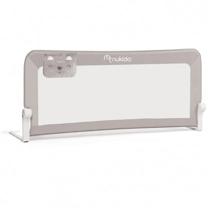 Bariera de protectie pentru pat 150 x 35 x 66 cm Nukido 722300 - Gri
