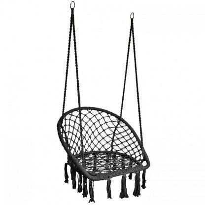 Leagan suspendat pentru interior/exterior, negru, GW-912