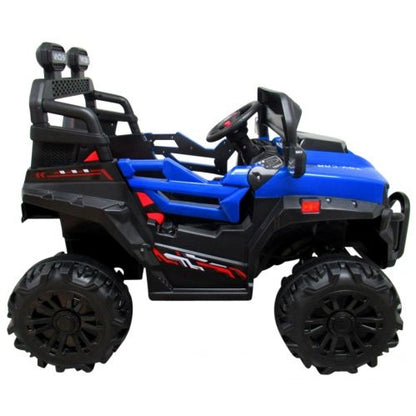 Masinuta electrica cu telecomanda si functie de balansare Buggy X8N, varsta 1-5 ani, putere 70W, roti plastic, R-sport - Albastru