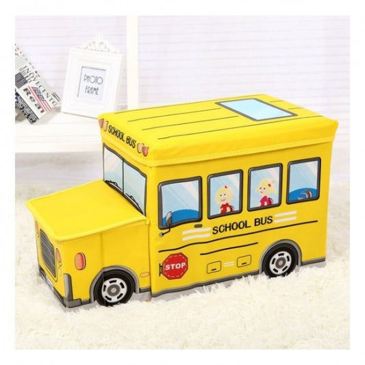 Cos pentru depozitarea jucariilor Ecotoys OR16WZ3 - Autobuz scolar