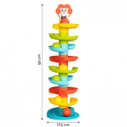 Jucarie interactiva pentru copii tip turn cu bile Huanger HE0292