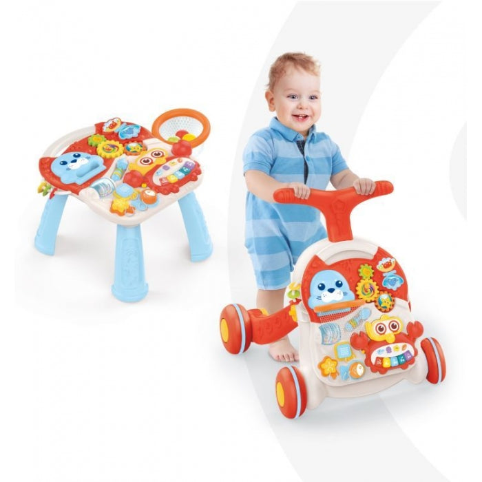 Antemergator educational 2 in 1 Huanger HE0829 - Alb cu rosu