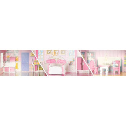 Casuta pentru papusi cu mobilier Ecotoys W06A139