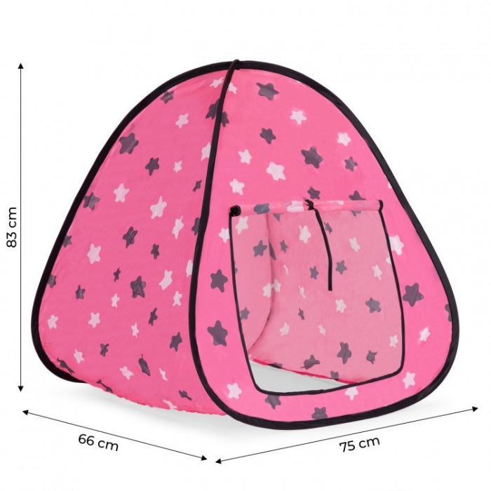 Cort de joaca pentru copii Ecotoys 8230 - Stelute roz