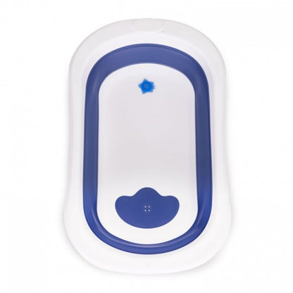 Cadita de baie cu dop de scurgere Ecotoys HA-B27 - Albastru