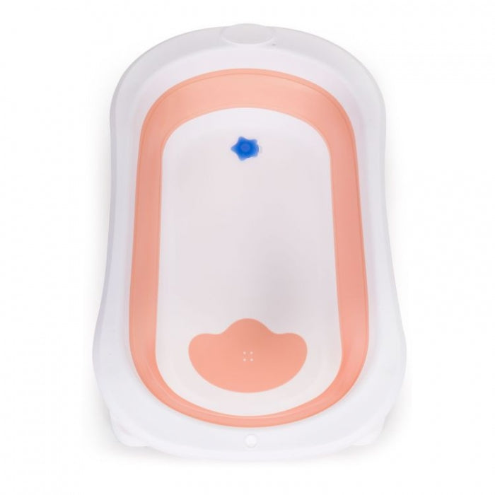 Cadita de baie cu dop de scurgere Ecotoys HA-B27 - Roz