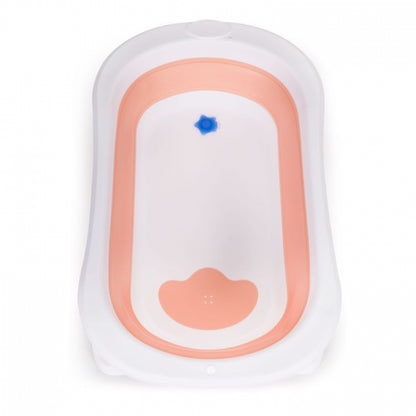 Cadita de baie cu dop de scurgere Ecotoys HA-B27 - Roz