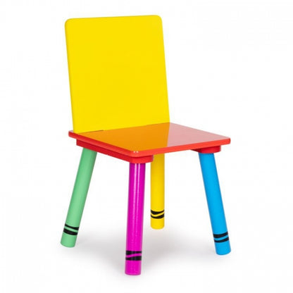 Set de masa cu doua scaune pentru copii Ecotoys ZKB-10