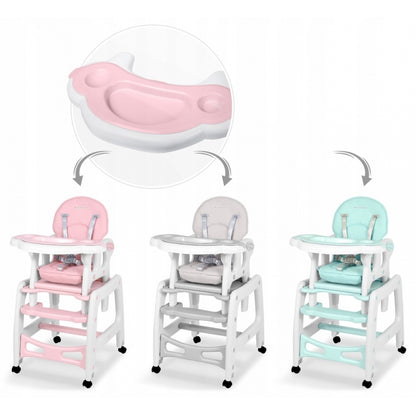 Tava pentru scaunul de masa Sinco Ricokids 700321 - Roz