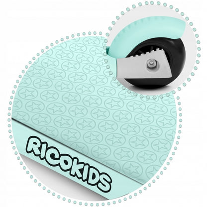 Trotineta 3 in 1 cu roti cu LED Ricokids Buggy 765301 - Mint