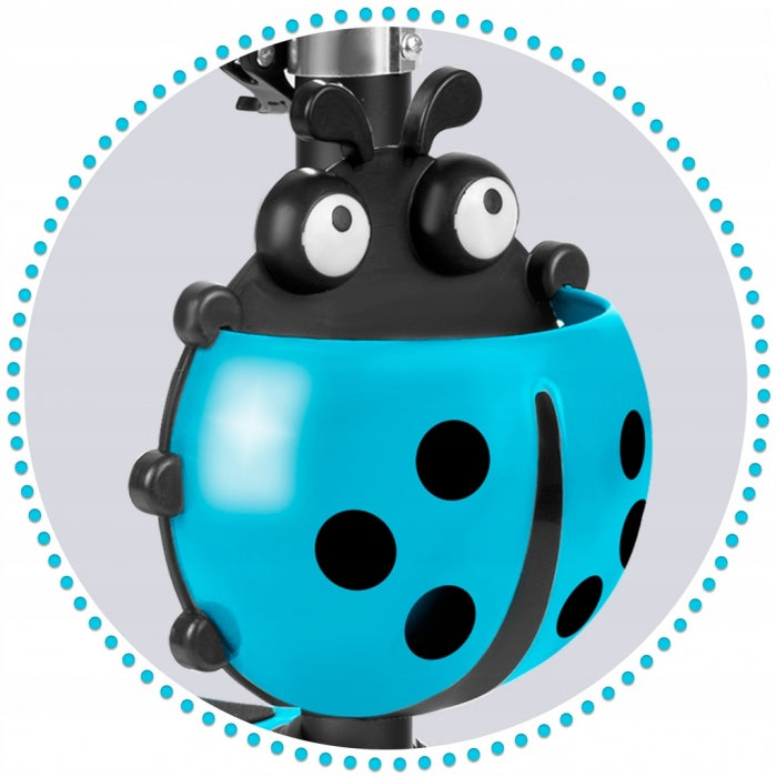 Trotineta 3 in 1 cu roti cu LED Ricokids Buggy 765302 - Albastru