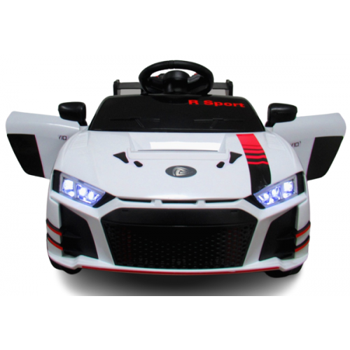 Masinuta electrica cu telecomanda si functie de balansare Cabrio A1 R-Sport - Alb (varsta 1-4 ani)