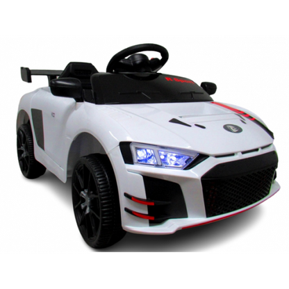 Masinuta electrica cu telecomanda si functie de balansare Cabrio A1 R-Sport - Alb (varsta 1-4 ani)