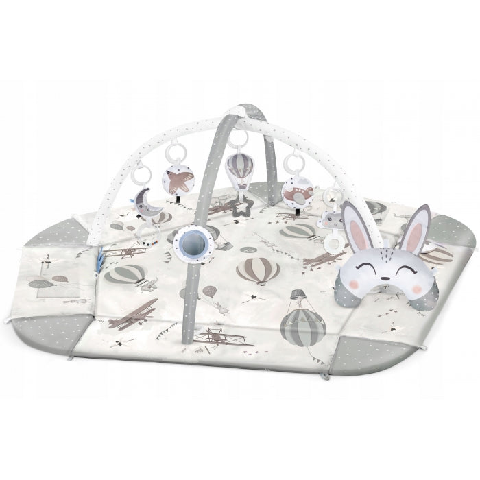 Salteluta de joaca educativa 3 in 1 Nukido 730102 - Gri