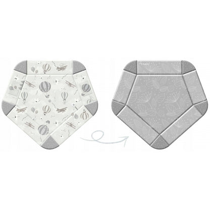 Salteluta de joaca educativa 3 in 1 Nukido 730102 - Gri