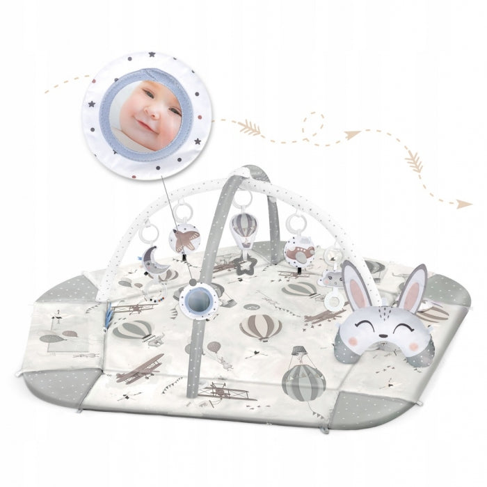 Salteluta de joaca educativa 3 in 1 Nukido 730102 - Gri