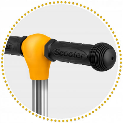 Trotineta 3 in 1 cu roti cu LED Ricokids Cubi 765500 - Negru - Portocaliu