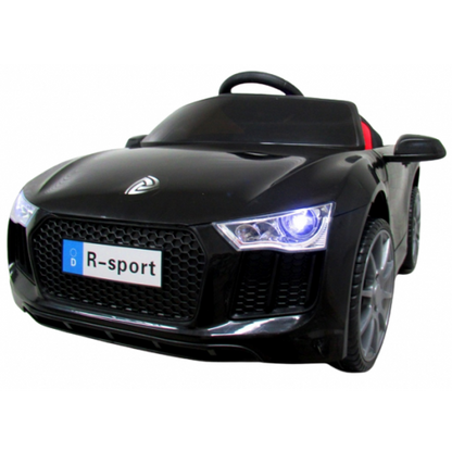 Masinuta electrica cu telecomanda, copii 1-4 ani, scaun din piele, Cabrio B4 628 R-Sport - Negru