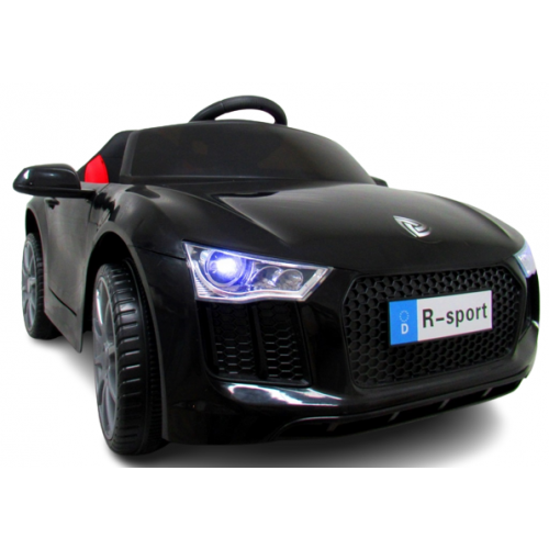 Masinuta electrica cu telecomanda, copii 1-4 ani, scaun din piele, Cabrio B4 628 R-Sport - Negru