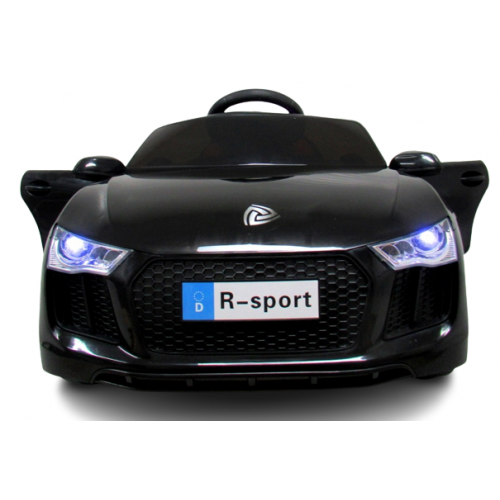 Masinuta electrica cu telecomanda, copii 1-4 ani, scaun din piele, Cabrio B4 628 R-Sport - Negru