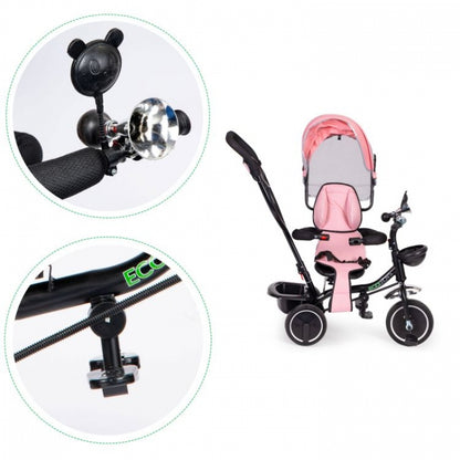 Tricicleta Cu Sezut Rotativ Ecotoys JM-066-9 - Roz