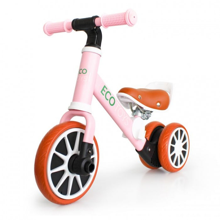Bicicleta cu pedale detasabile Ecotoys LC-V1307 - Roz