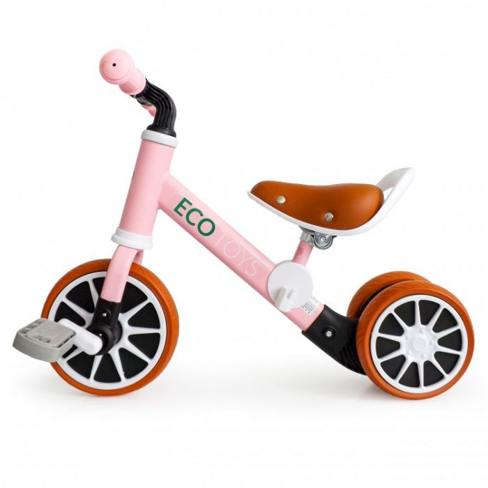 Bicicleta cu pedale detasabile Ecotoys LC-V1307 - Roz