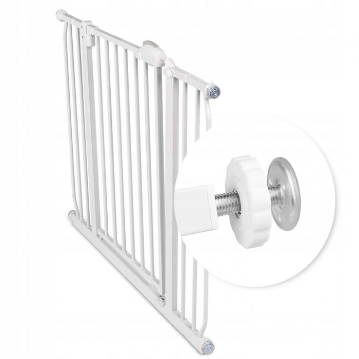 Poarta siguranta 75-105 cm Nukido 718100 - Alb