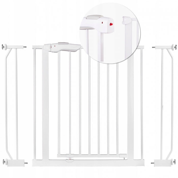 Poarta siguranta 75-105 cm Nukido 718000 - Alb