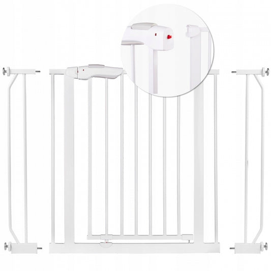 Poarta siguranta 75-105 cm Nukido 718000 - Alb