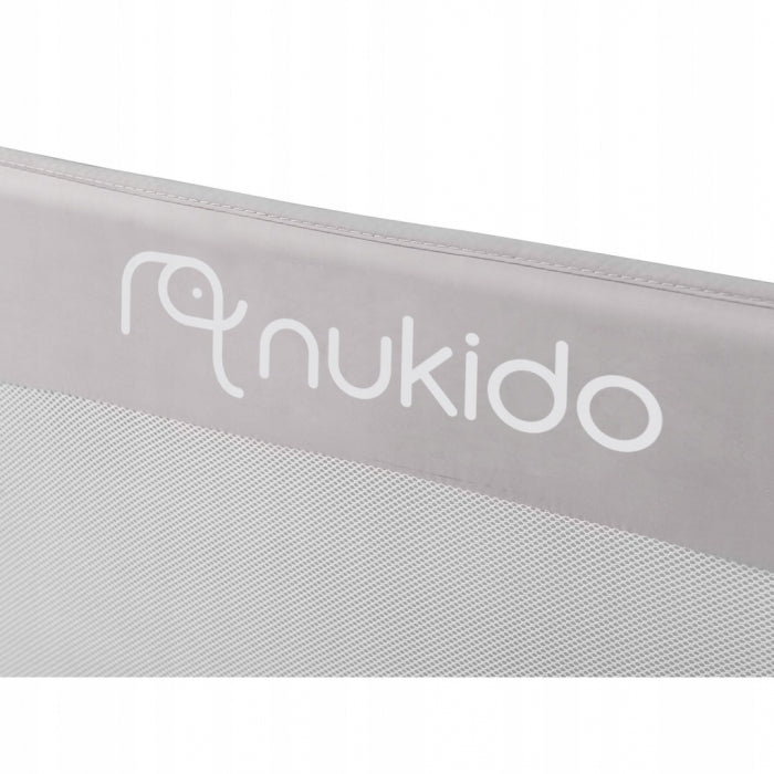 Bariera de protectie pentru pat 180 x 35 x 42 cm Nukido 722400 - Gri