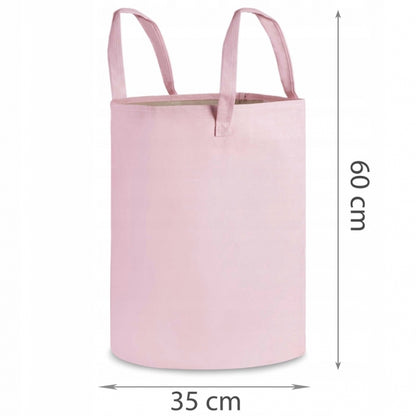 Cos mare pentru depozitarea jucariilor Nukido - Roz pudra