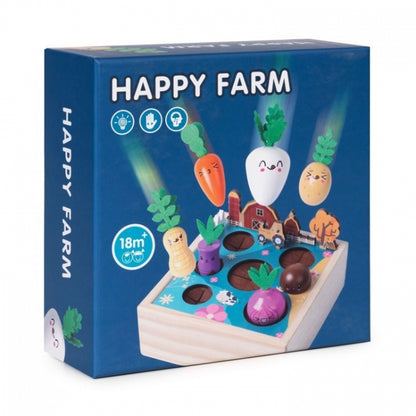 Jucarie Interactiva de lemn sub forma de ferma Ecotoys ME513