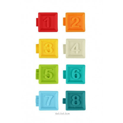 Blocuri senzoriale din cauciuc moale pentru copii Huanger HE0234