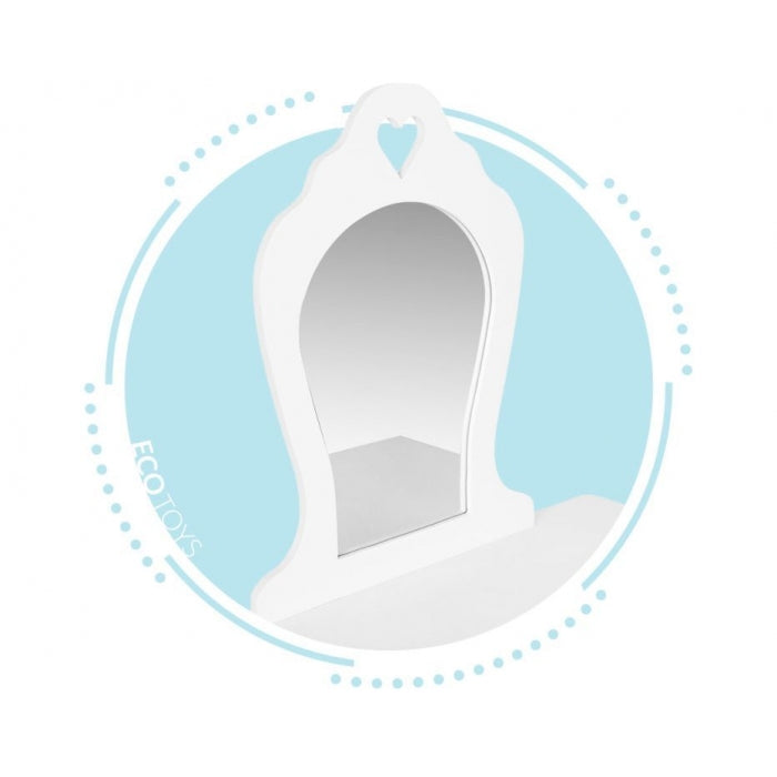 Masuta de toaleta pentru copii 43 x 65 x 110 cm Ecotoys FH-KF200011 - Alb